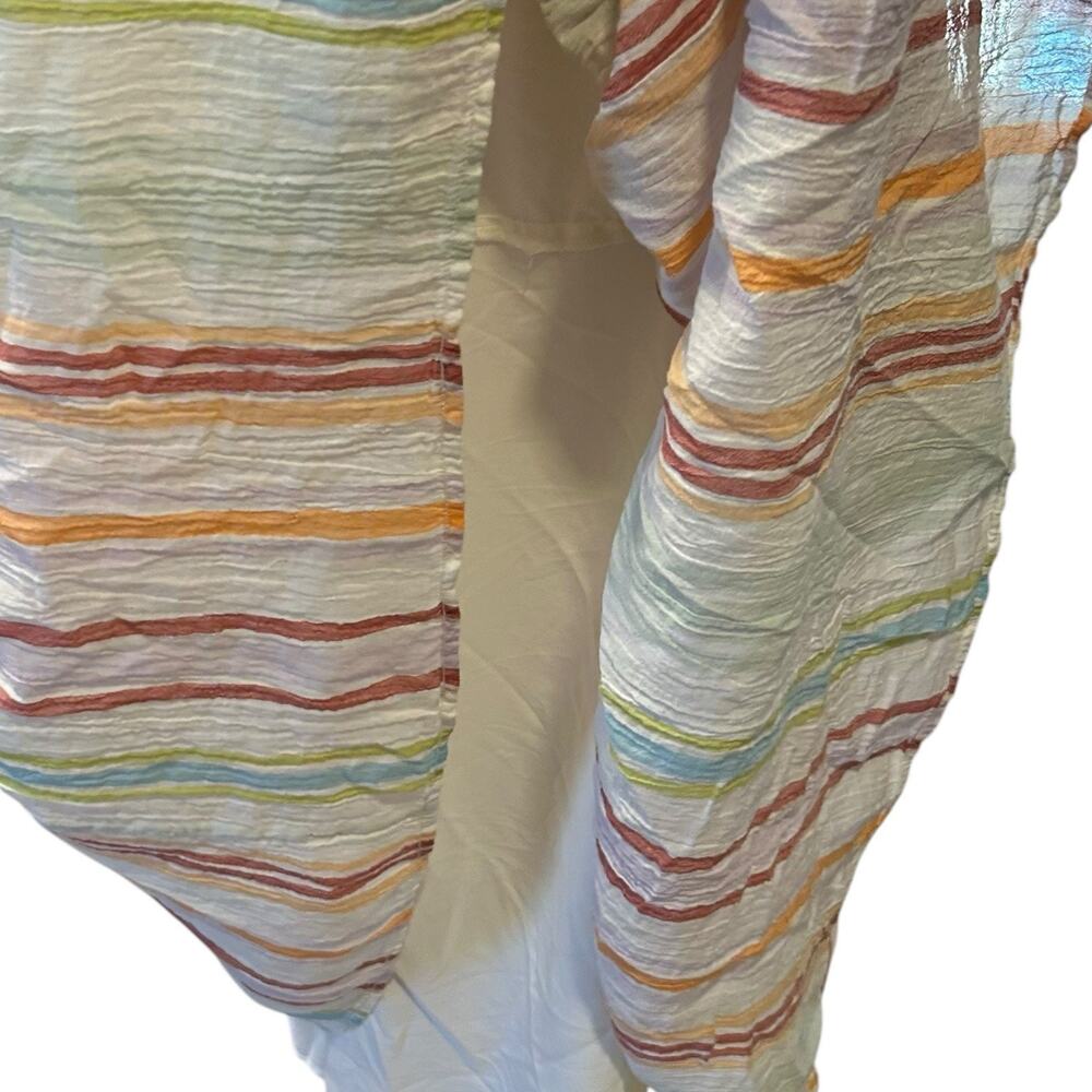 American Eagle Striped Halter Maxi Dress Medium Rainbow Resort - Picture 12 of 16